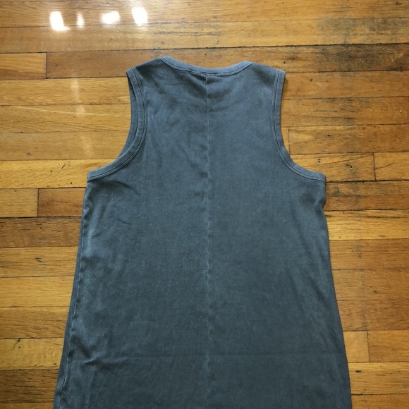 H&M The Ribbed Midi Dress in Grey, size Medium - Picture 13 of 16